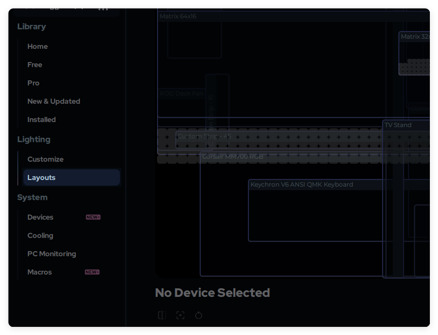 SignalRGB Layout