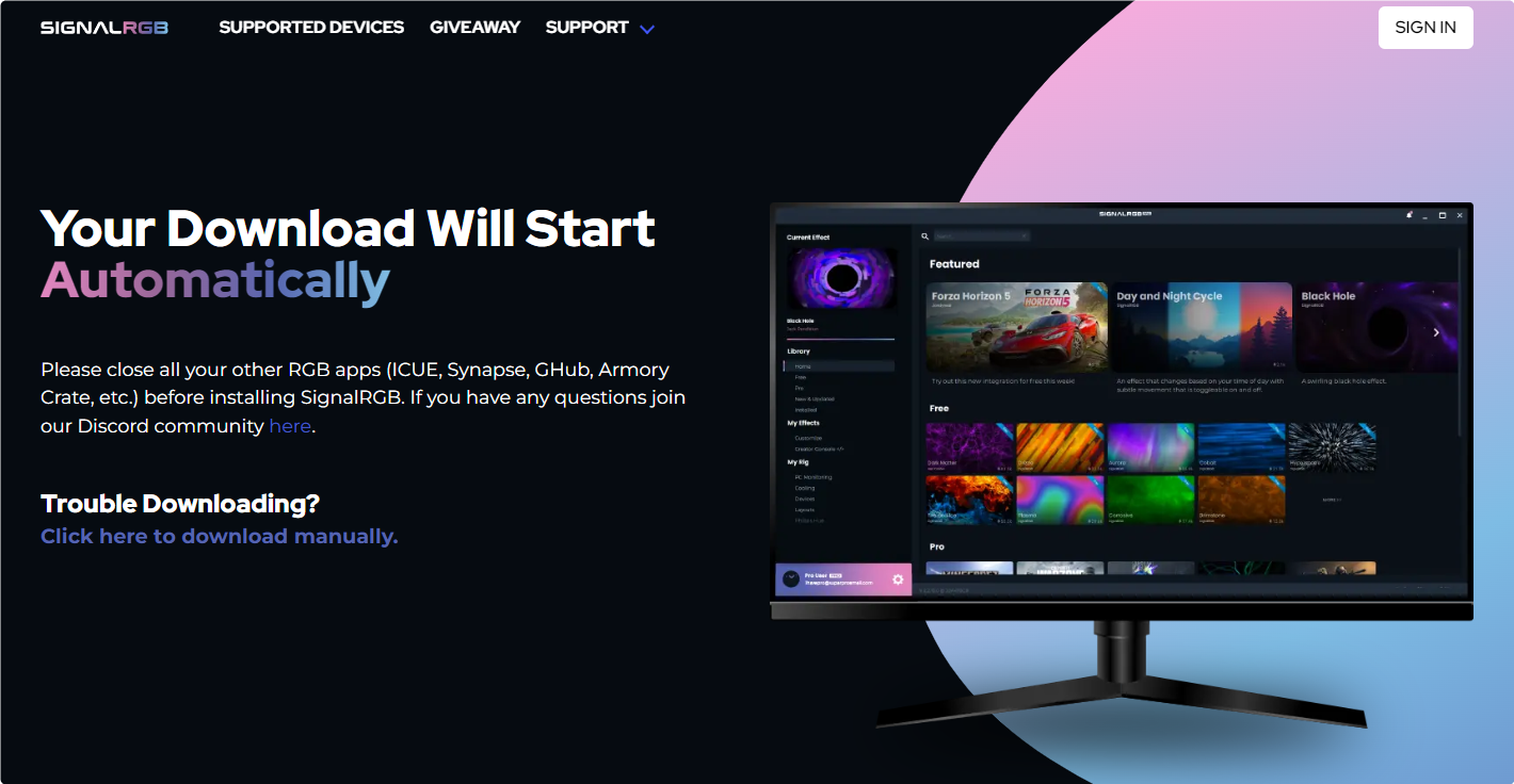 Download SignalRGB