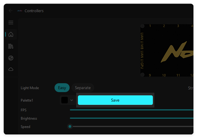 NollieRGB Save to Hardware