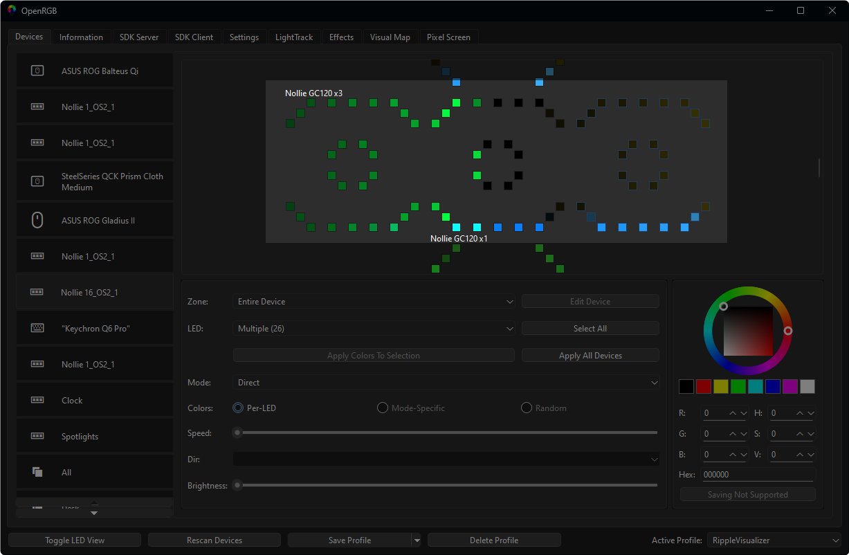 OpenRGB Mapping